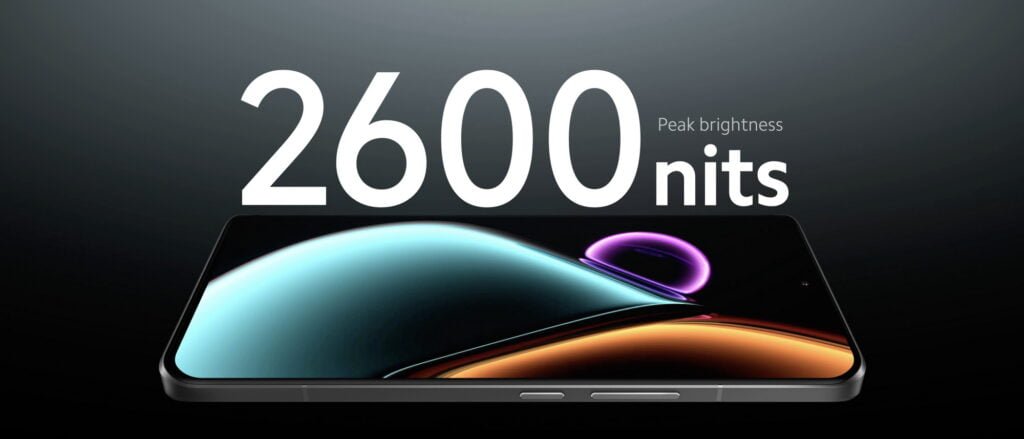 Con un brillo máximo de 2600 nits, es la más brillante en todos los teléfonos Xiaomi hasta la fecha