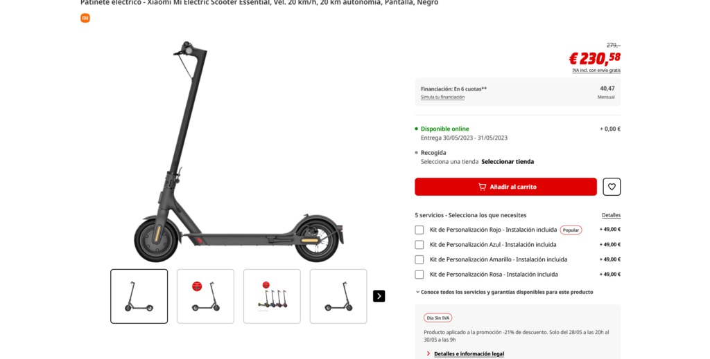 Xiaomi Mi Electric Scooter Essential: El patinete eléctrico más vendido al precio más bajo