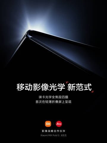 Marquen sus Calendarios: El Xiaomi Mix Fold 3 Verá la Luz en Agosto
lanzamiento