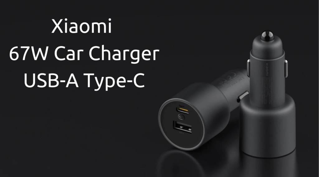 Xiaomi 67W Car Charger USB-A Type-C: Carga rápida y eficiente para tus dispositivos móviles