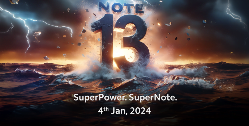 Redmi Note 13: Lanzamiento Global el 4 de Enero de 2024