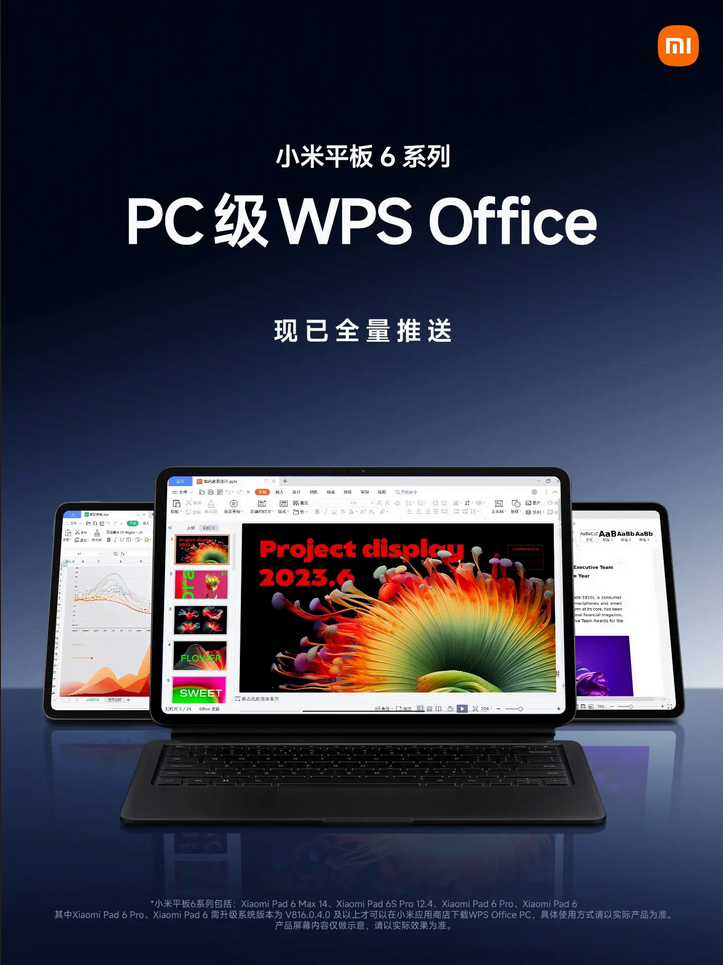 Descubre cómo la integración de WPS Office lleva la productividad de la serie Xiaomi Pad 6 al siguiente nivel.
