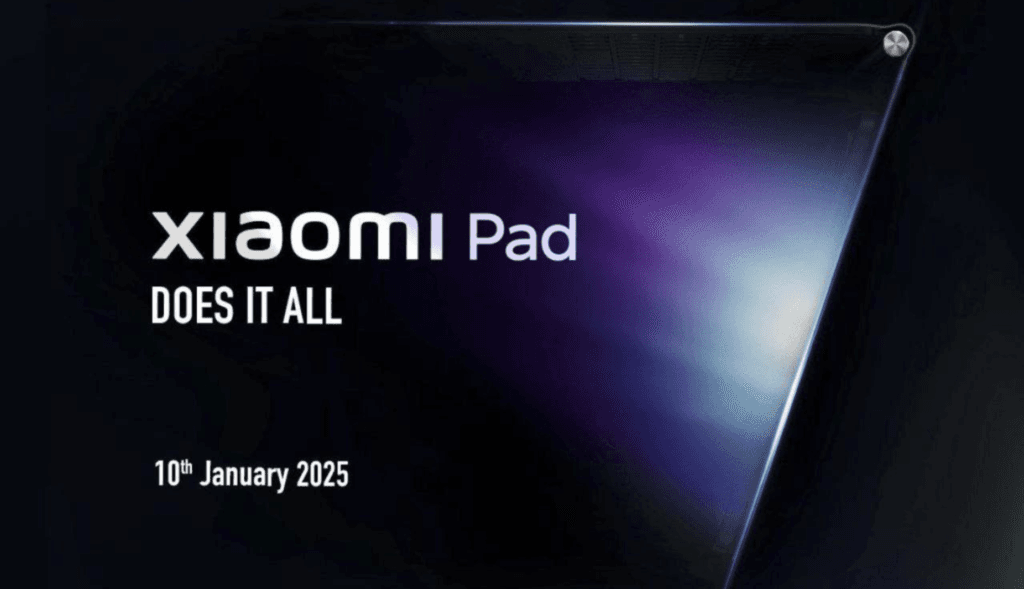 La Xiaomi Pad 7 llega a India el 10 de enero de 2025 con pantalla de 144 Hz y carga de 45W.