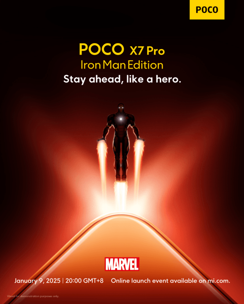 Descubre el nuevo Poco X7 Pro Iron Man Edition, un teléfono con diseño exclusivo y especificaciones de alto rendimiento.