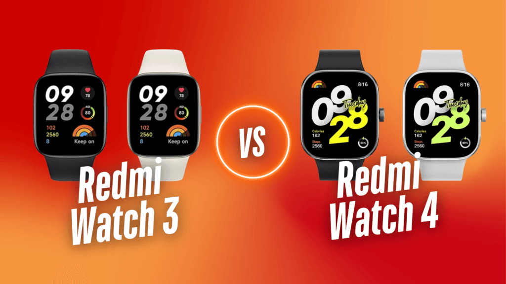 Redmi Watch 4 vs. Redmi Watch 3: ¿Cuál es el mejor reloj inteligente para ti en 2025?