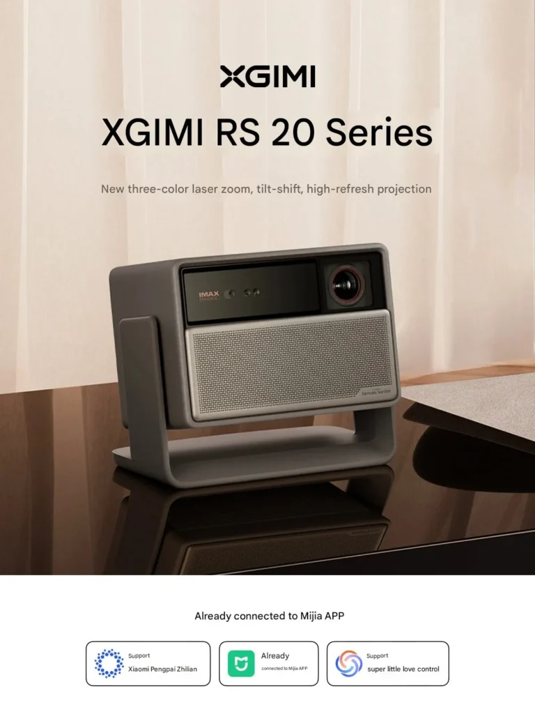 Xiaomi sigue innovando en el entretenimiento en casa con su serie de proyectores RS 20, integrados a su ecosistema.