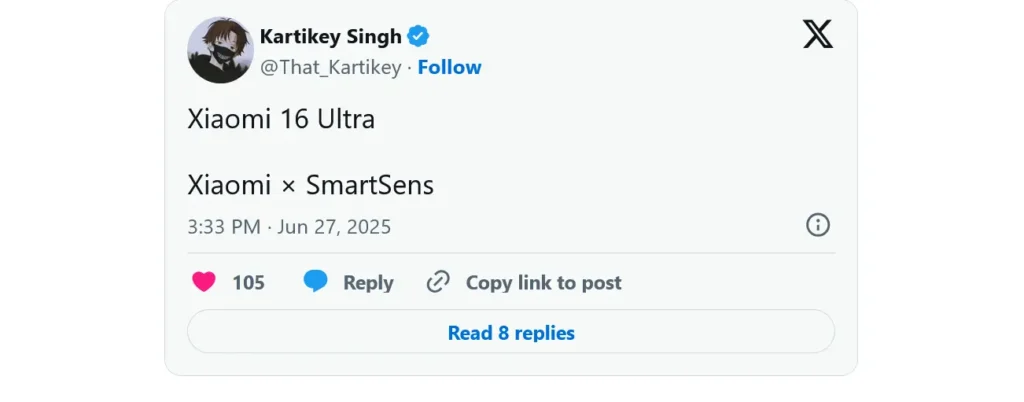 Rumor: ¡Xiaomi 16 Ultra podría usar el sensor SmartSens de 1 pulgada del Huawei Pura 80 Ultra! Descubre las implicaciones para la fotografía móvil.