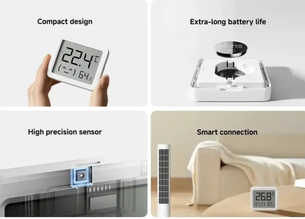 El nuevo Xiaomi Smart Temperature and Humidity Monitor 3 Mini te ofrece control preciso de temperatura y humedad. ¡Descubre sus increíbles funciones y precio!