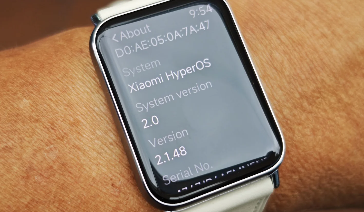 Actualización Xiaomi Smart Band 9 Pro HyperOS 2