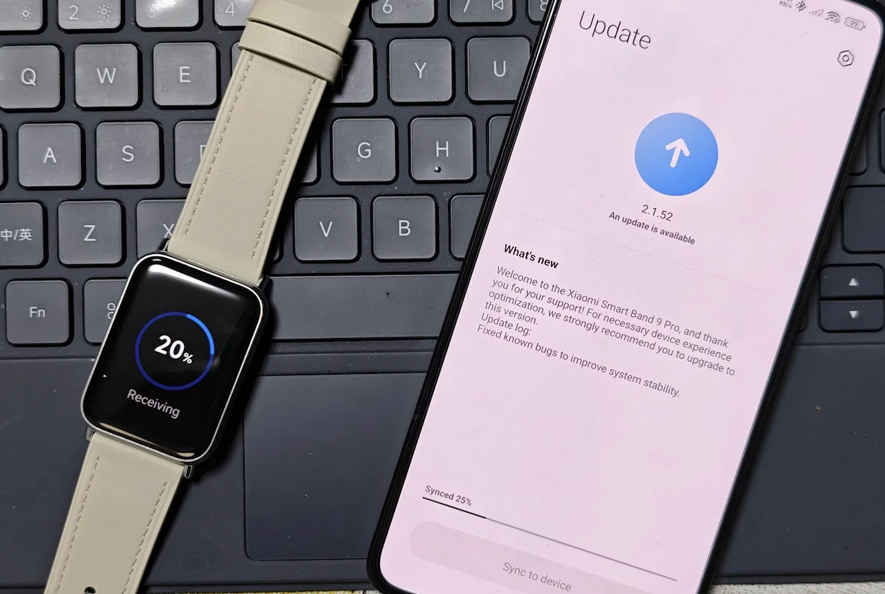 Actualización Xiaomi Smart Band 9 Pro HyperOS 2