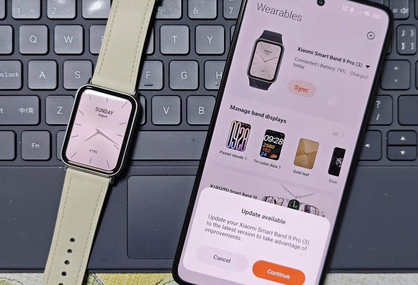 Actualización Xiaomi Smart Band 9 Pro HyperOS 2