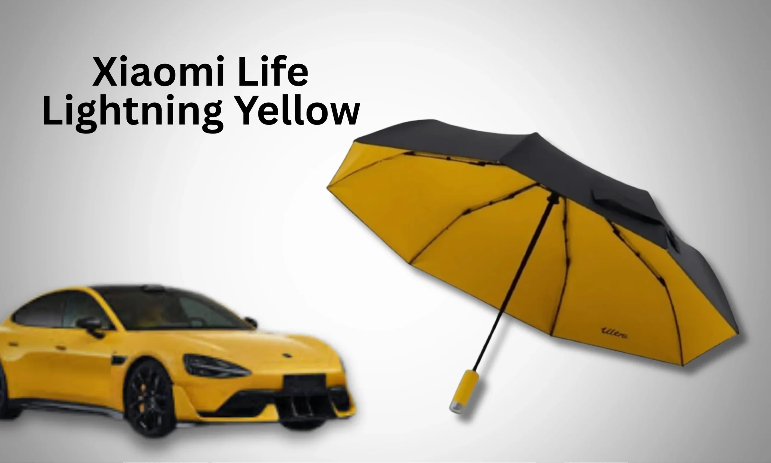 Paraguas Xiaomi Life Lightning Yellow