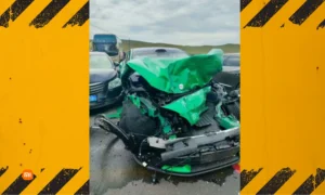 Xiaomi YU7 choque camión - detail 1