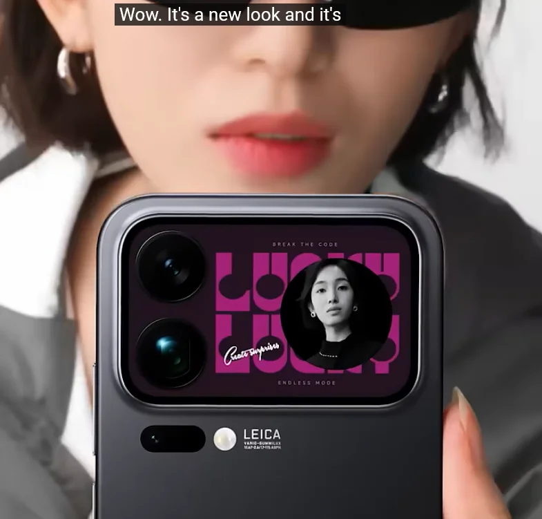 Xiaomi 17 Pro pantalla trasera