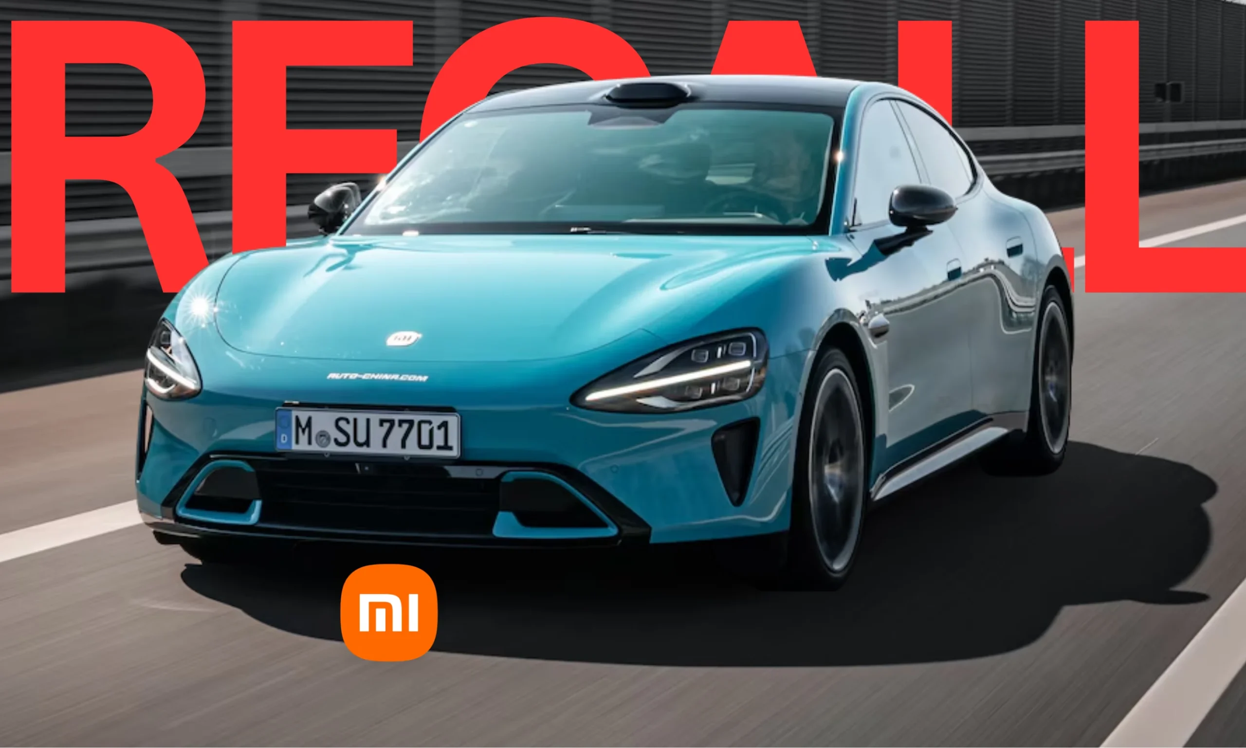 Xiaomi SU7 llamado a revisión