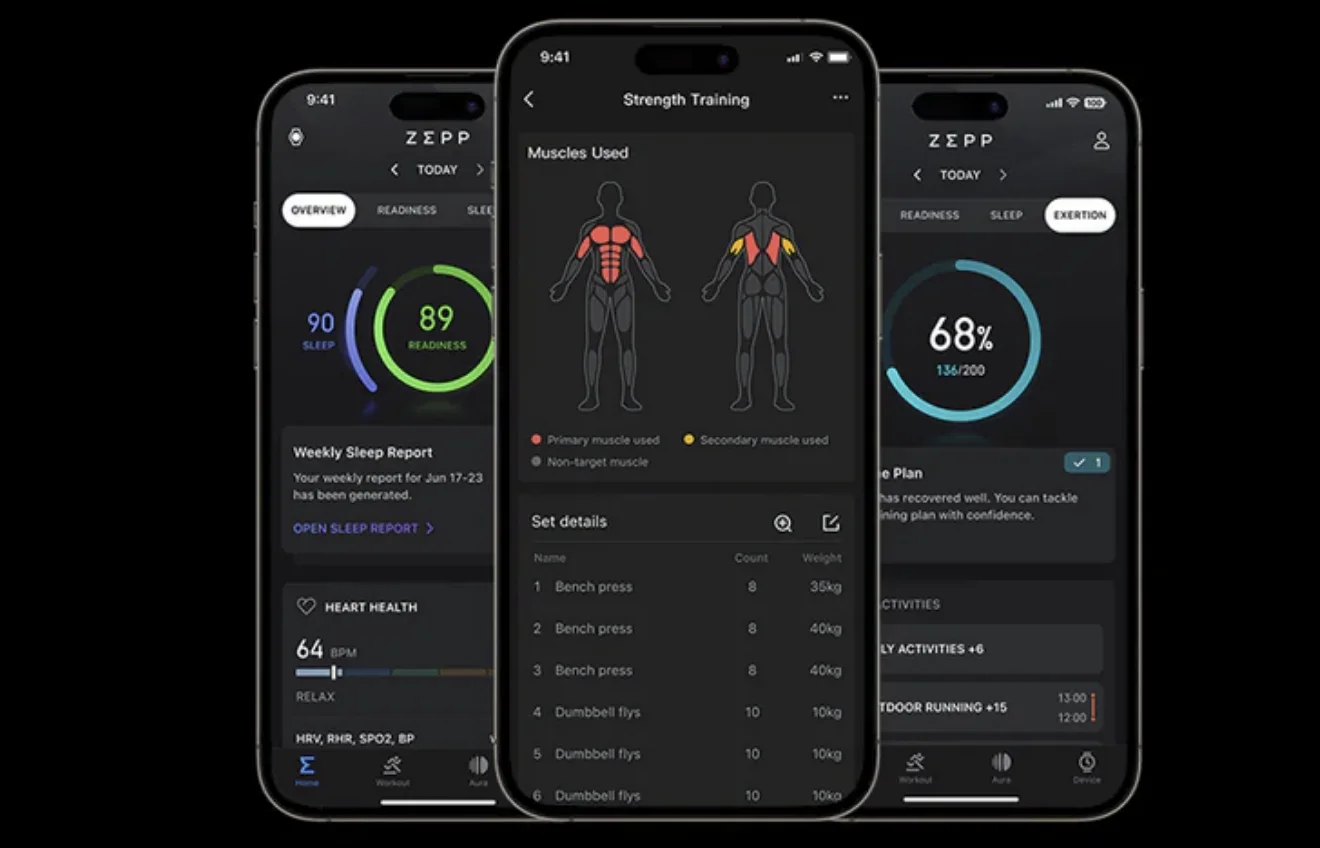 Zepp App y Zepp OS en Amazfit