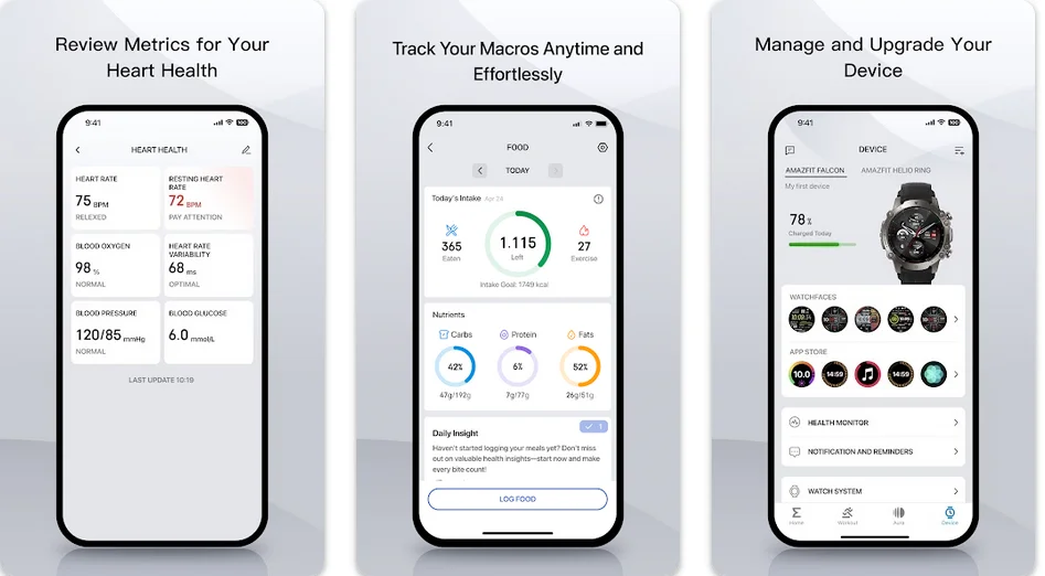 Zepp App y Zepp OS en Amazfit