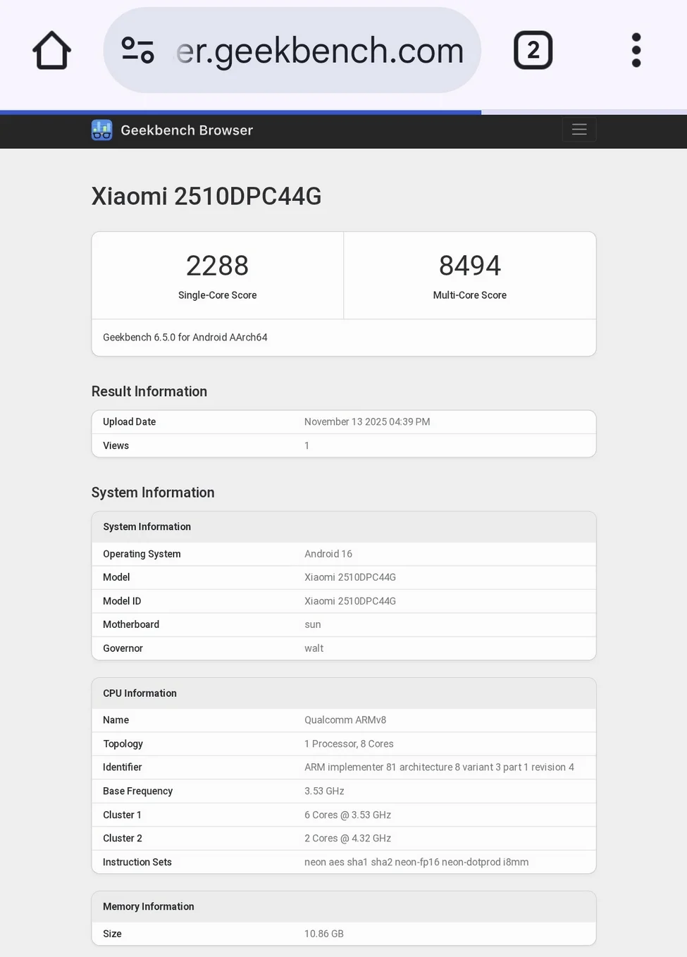 Poco F8 Ultra - en su color azul