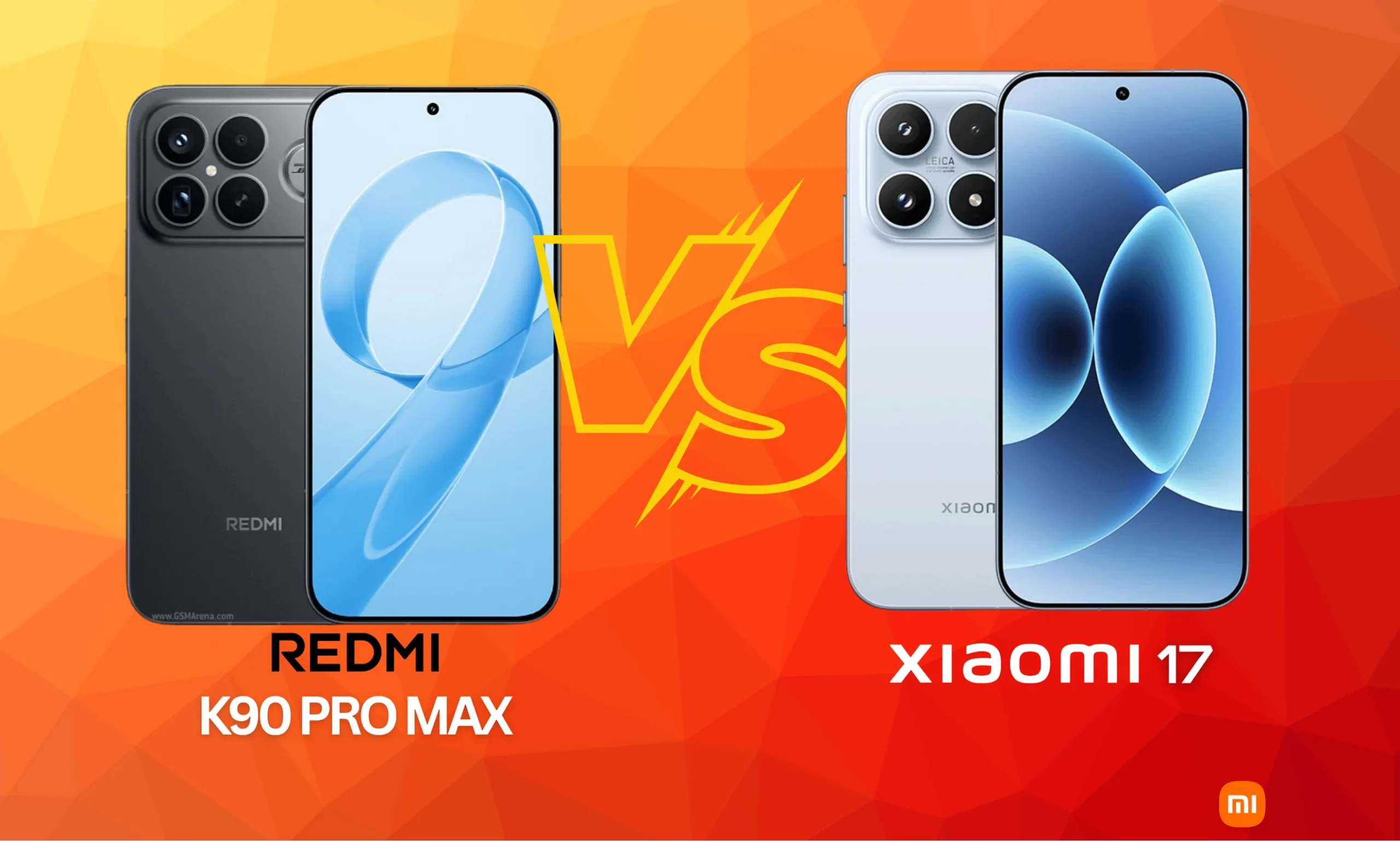 Redmi K90 Pro Max vs Xiaomi 17