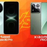 Xiaomi 15 Pro vs Huawei Mate 80 Pro - en alta resolución