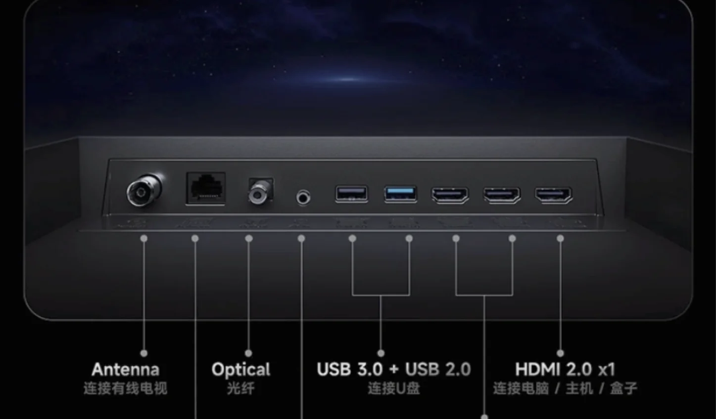 REDMI TV X 2026 - aspecto frontal