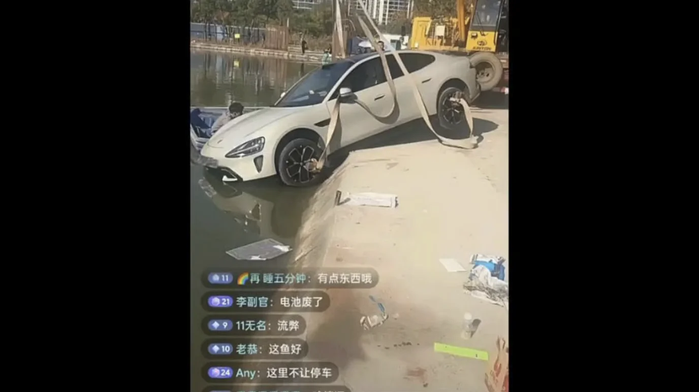 Xiaomi SU7 incidente - en alta resolución