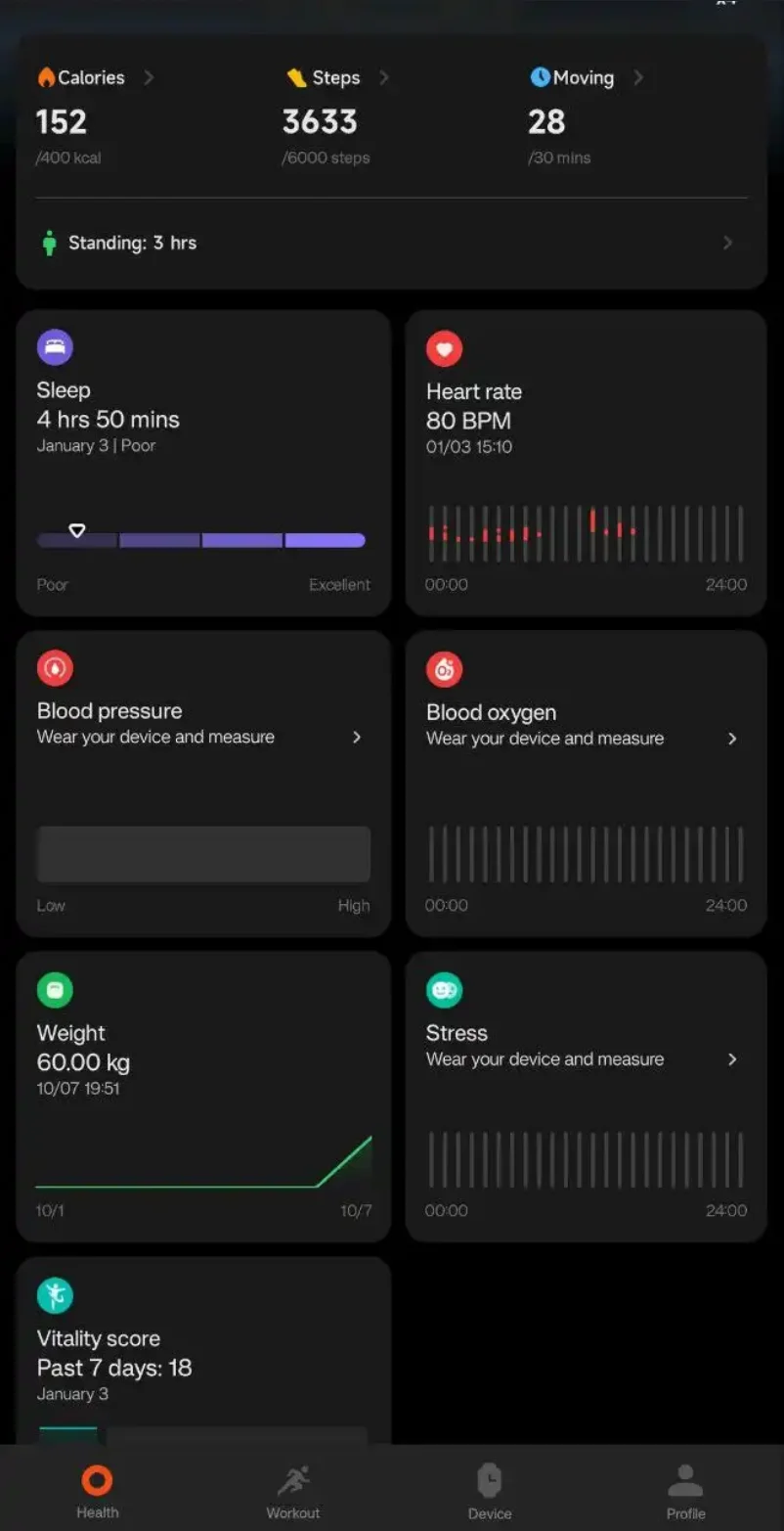 pulsera de actividad -